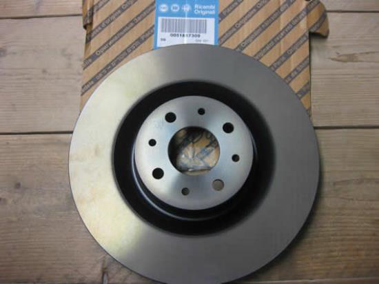 51857309 Remschijf voorzijde geventileerd