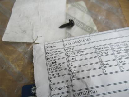 46558583 Schroef voor dashboard