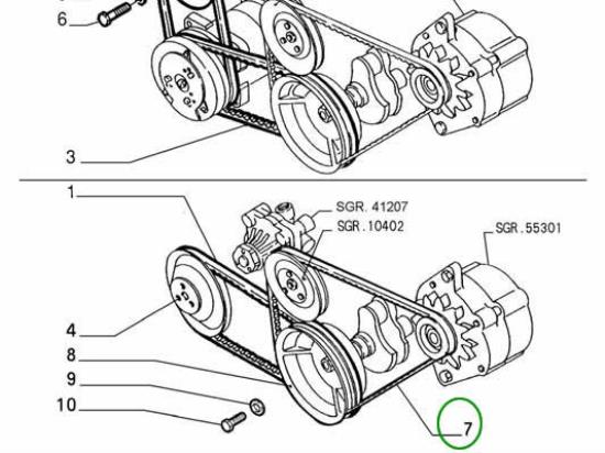 60805193 Multiriem 1100mm