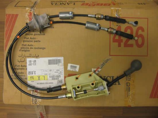 735327343 Schakel mechanisme inclusief kabels en pookknop Fiat Multipla