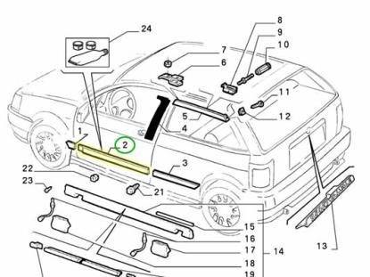 170616080 Stootstrip voordeur rechts