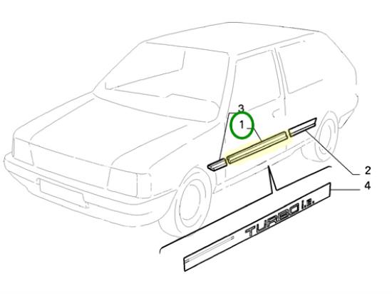 181491680 Stootstrip voordeur links