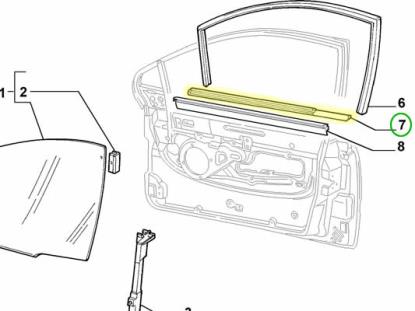 46510655 Raamlijst voordeur links