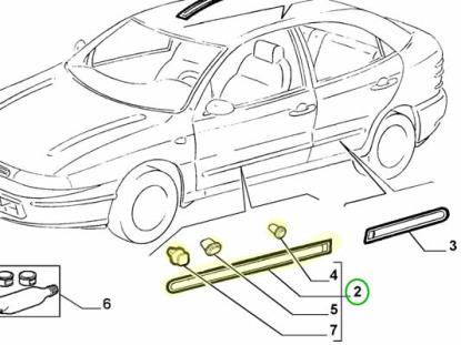 46792390 Stootstrip voordeur past links en rechts