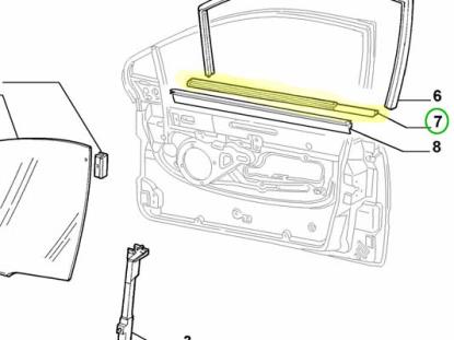 51758059 Raamlijst voordeur rechts