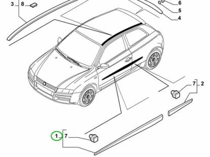 735321695 Stootstrip voordeur rechts