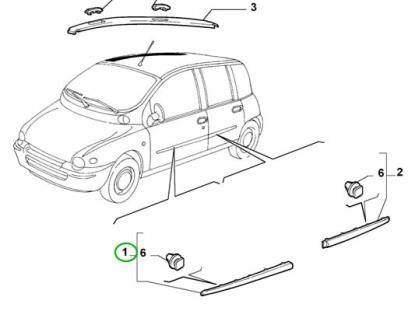 735390647 Stootstrip voordeur rechts