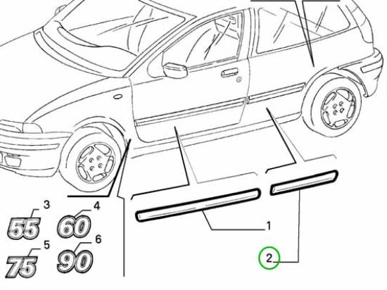 717397080 Stootstrip zijscherm rechts