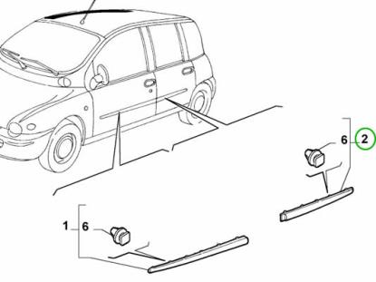 735390650 Stootstrip achterdeur links