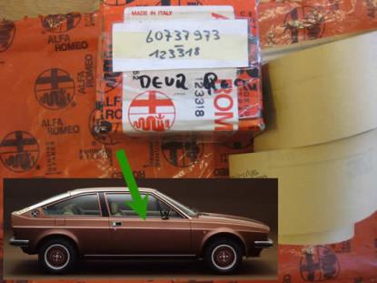 123318 Sticker deur links goudkleurig Alfa Romeo Sud Sprint Plus