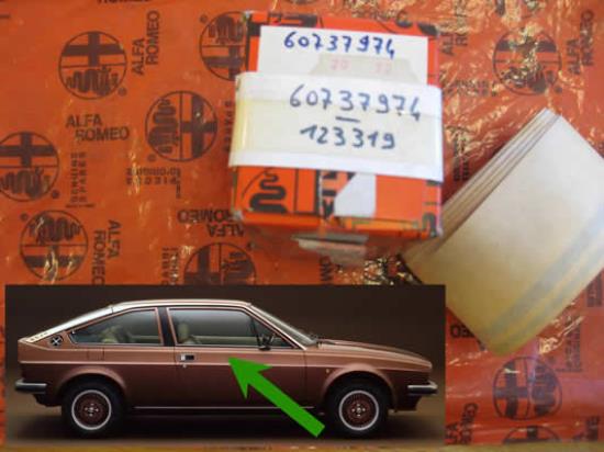 123319 Sticker deur rechts goudkleurig Alfa Romeo Sud Sprint Plus