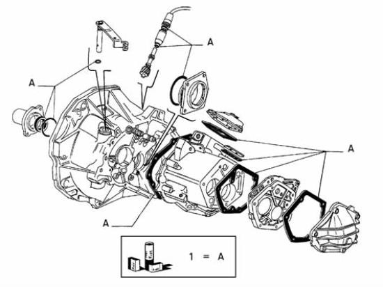 5881821 Pakkingset versnellingsbak