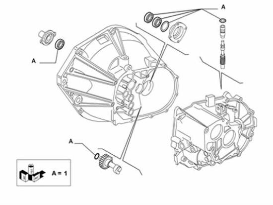 5888941 Pakkingset versnellingsbak