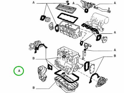 5892440 Cilinderkop pakkingset 1.4 Turbo