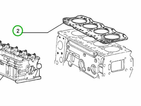 5894574 Koppakking 2.5 D en TD Sp 1.65mm