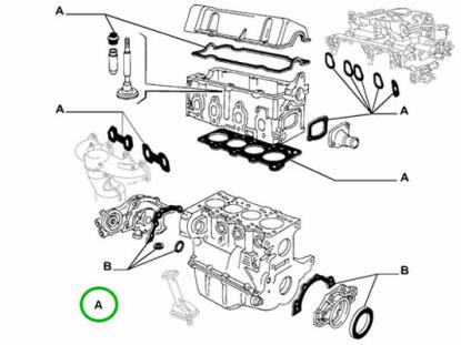 71736315 Koppakkingset 1.2 8v