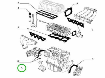 71739935 Koppakkingset 1.2 16v