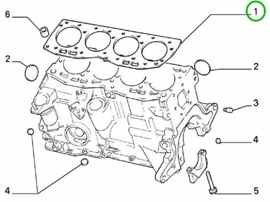7604403 Koppakking 1.4 i.e.