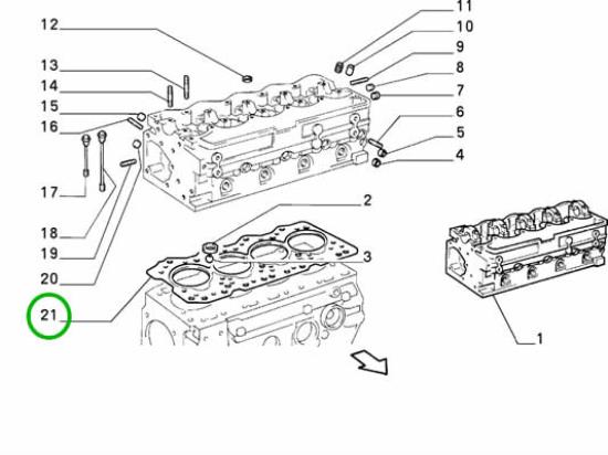99461499 Koppakking 2.5 TD Sp 1.35mm
