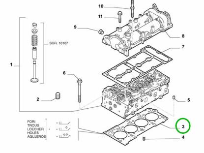 55209072 Koppakking 1.3 MJTD Sp 0.92mm