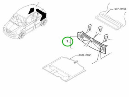 735410903 Kofferbak bekleding