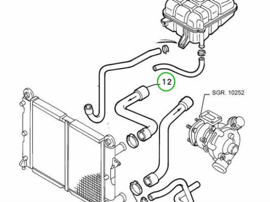 60608815 Koelslang boven