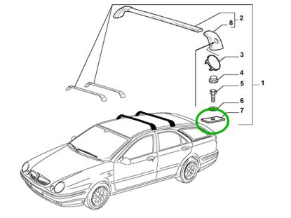 46781044 Pakking voor dakdragers