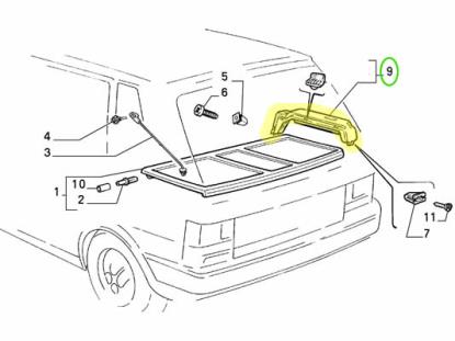 181449880 Hoedenplank houder rechts