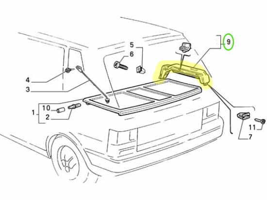 181449880 Hoedenplank houder rechts