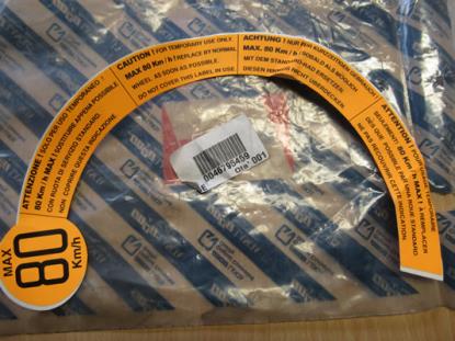 46795459 Waarschuwingssticker reservewiel