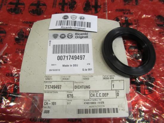 71749497 Aandrijfas keerring