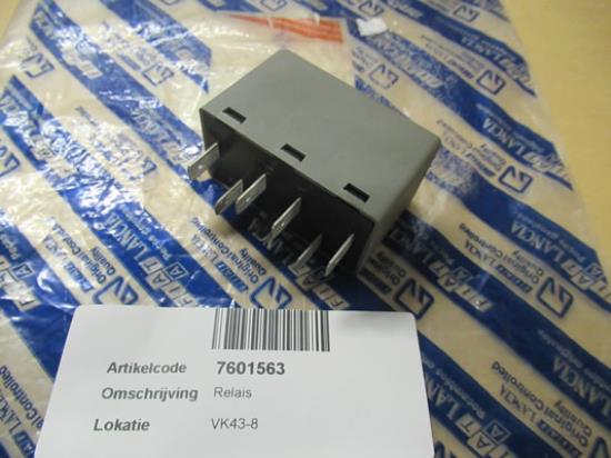 7601563 Relais deurvergrendeling