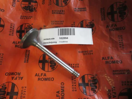 102894 Inlaatklep 1.2 1.3 en 1.5