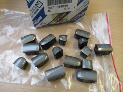 71734838 Bedieningsknoppen set