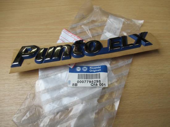 7798298 Embleem Punto ELX