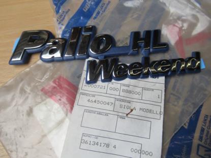46450047 Embleem achter Palio HL Weekend