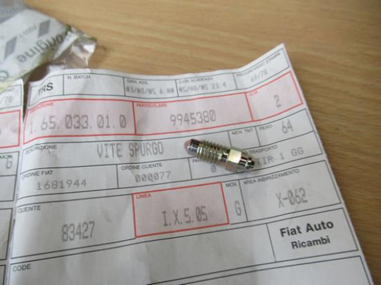 9945380 Ventiel achterremmen