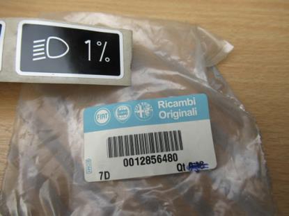 12856480 Sticker naamschild (hoogte koplamp)