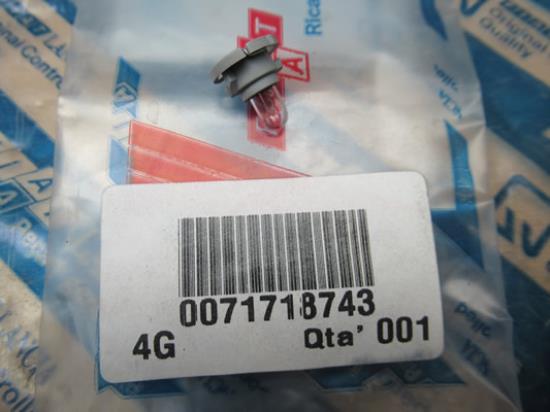 71718743 Lamp 14v 1.1w grijs