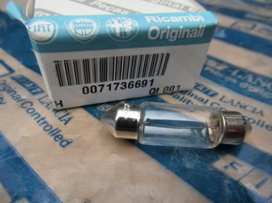 71736691 Buislamp 1 draads 12v 10w 38mm