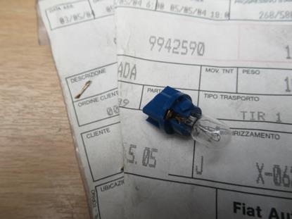 9942590 Lamp blauw met witte punt 3W