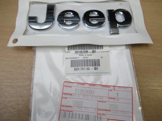 51953599 Embleem motorkap