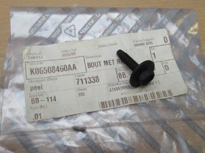 6508460AA Bout met ring M6x1.00x25.00