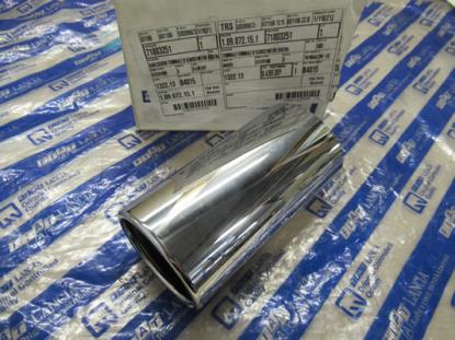 71803251 Eindstuk uitlaat chrome