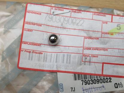 7903090022 Kogel voor versnellingsbak 2.0 BZ 16V