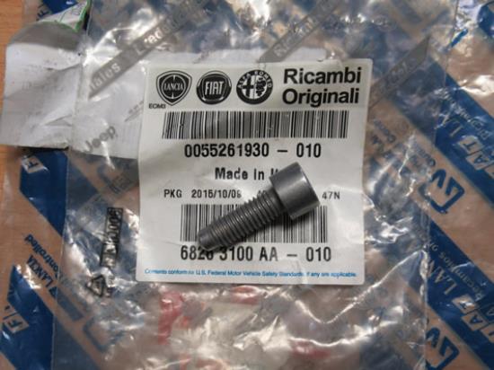 55261930 Bout krukaspoelie M8x26