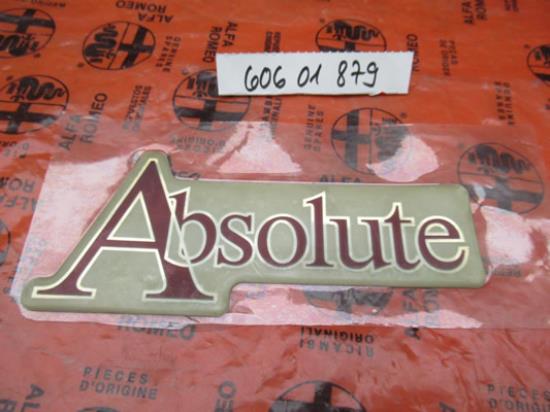 60601879 Embleem Absolute