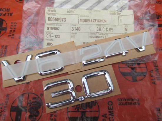 60660973 Embleem 3.0 V6 24V