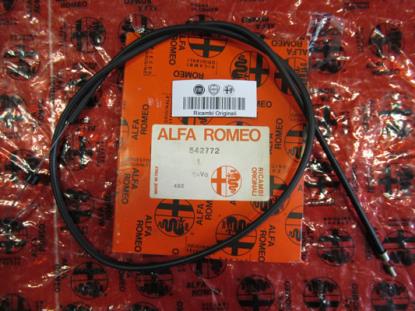 542772 Kabel motorkap ontgrendeling