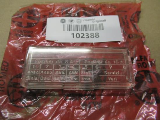 102388 Deksel zekeringkast